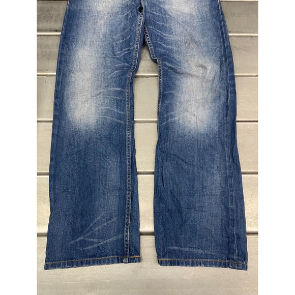 Levi's Men's Straight Jeans - Blue - Picture 5 of 16
